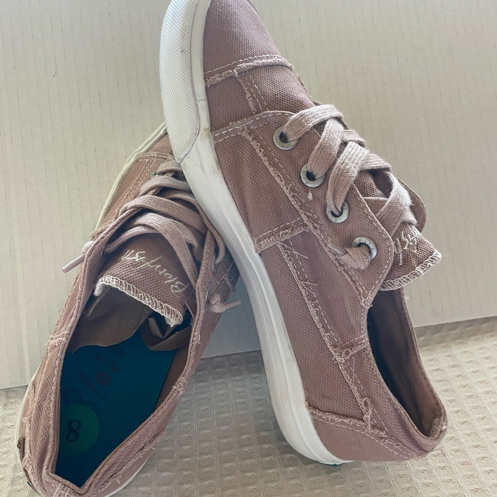 Malibu Blowfish Pink Canvas Sneakers